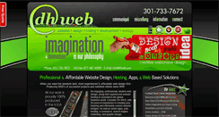 Desktop Screenshot of dhwebsites.com