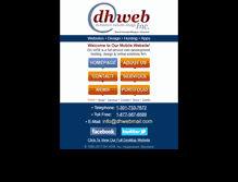 Tablet Screenshot of dhwebsites.com